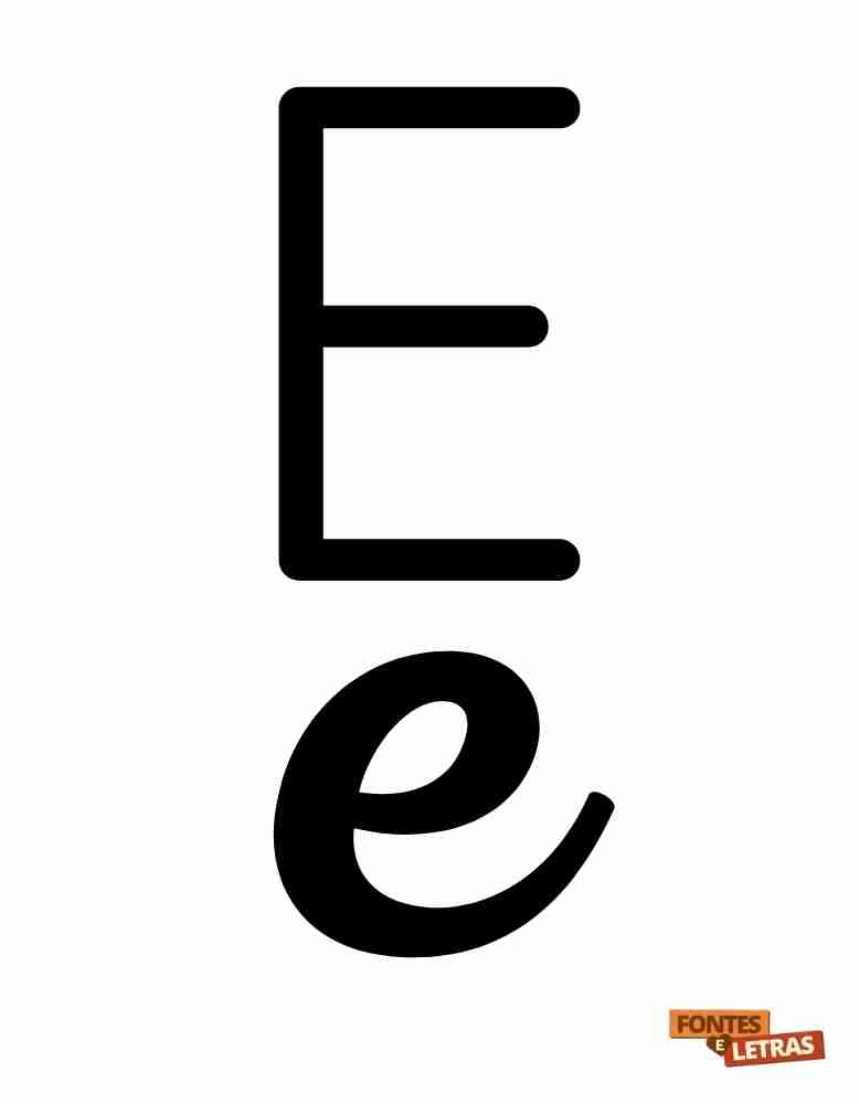 Letra E Estandar