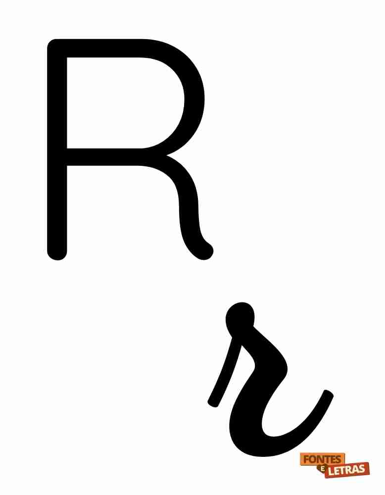 Letra R Estandar