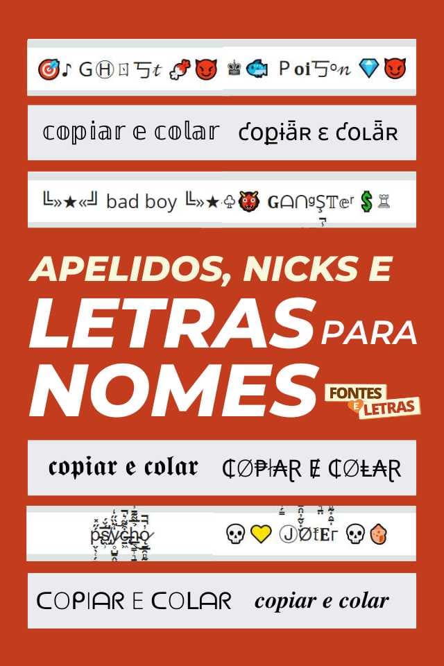 Gerador de nick para nome